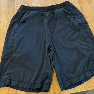 lululemon athletica Jet Black Athletic Shorts